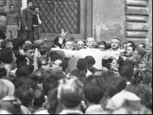 Papa Pio XII nas ruas de Roma. Crédito: Vatican Media