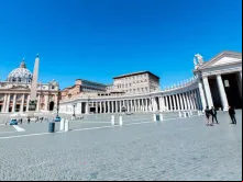 Praça de São Pedro do Vaticano.