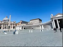 Praça São Pedro, no Vaticano.