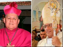 Arcebispo de Barquisimeto, Dom Antonio López Castillo; e o Bispo de San Felipe, Dom Víctor Hugo Basabe