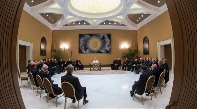 PrimerEncuentroPapaObisposDeChile_VaticanMedia_ACIPrensa_150518.jpg ?? 