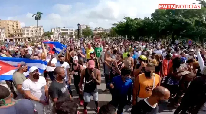 Protestas-Cuba-EWTN-120721.jpg ?? 
