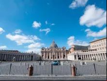 Praça de São Pedro no Vaticano.