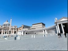 Praça de São Pedro no Vaticano.
