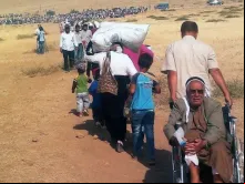 Refugiados em Síria (imagem referencial) 