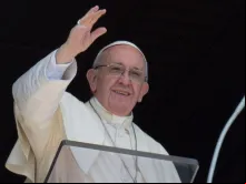 Papa Francisco durante o Regina Coeli.