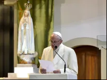 Papa Francisco no santuário de Fátima, em 2017