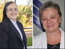 Irmã Maria Inês Vieira Ribeiro e Irmã Márian Ambrósio