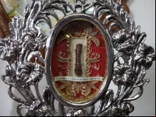 Relíquia da beata Isabel Cristina na cerimônia de beatificação
