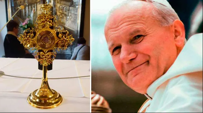 ReliquiaSangre-ArquidiocesisSpolettoNursia-SanJuanPabloIi-VaticanMedia-29092020.jpg ?? 