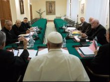 Reunião do Conselho dos Cardeais com o Papa.