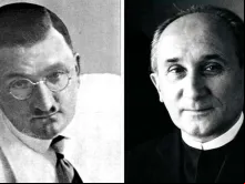 Fritz Michael Gerlich (esquerda) e Romano Guardini (direita