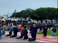 Rosário dos homens em Lima, Peru