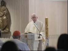 Papa durante a Missa.