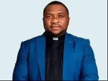 Padre Jude Kingsley Maduka, libertado depois de ar três dias em cativeiro na Nigéria.
