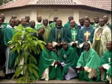 Sacerdotes da diocese de Maiduguri.