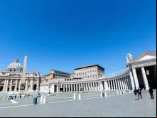 Praça de São Pedro no Vaticano.
