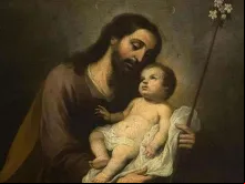 Quadro "São José e o Menino Jesus" de Alonso Miguel de Tovar. Créditos: Domínio Público