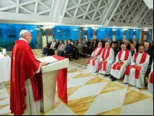 Papa durante a Missa.