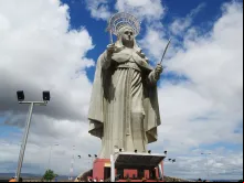 Monumento a Santa Rita de Cássia no Rio Grande do Norte.