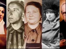 Santa Edith Stein, Beato Pe. José Kowalski, Serva de Deus Maria Cecilia Autsch, Serva de Deus Stanislawa Leszczynska e São Maximiliano Kolbe