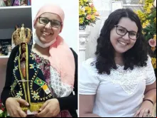 Sara, acompanha por Nossa Senhora Aparecida, durante o tratamento e depois 
