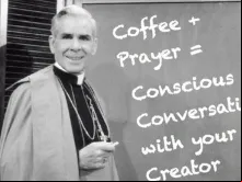 Fulton Sheen em seu porgrama de TV nos anos 1950