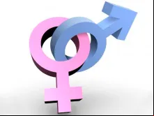 Símbolos masculino e feminino