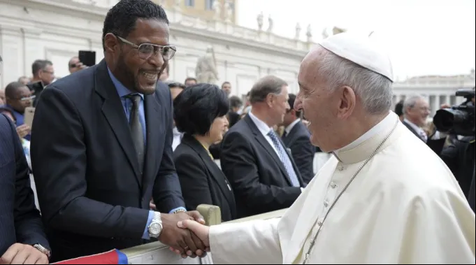 SotomayorPapaFrancisco_VaticanMedia_02052018.jpg ?? 