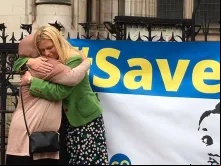 A família de Tafida Raqeeb agradeceu pelo trabalho a Caroline Farrow, diretora de campanhas do CitizenGO em Londres