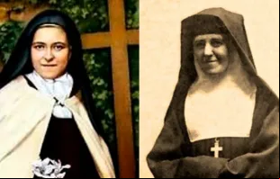  Santa Teresa de Lisieux e sua irmã Leonia Guerin. Fotos domínio público
