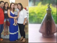 Malcoln com sua família