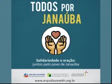 Campanha por vítimas de Janaúba. Imagem: Arquidiocese de Belo Horizonte