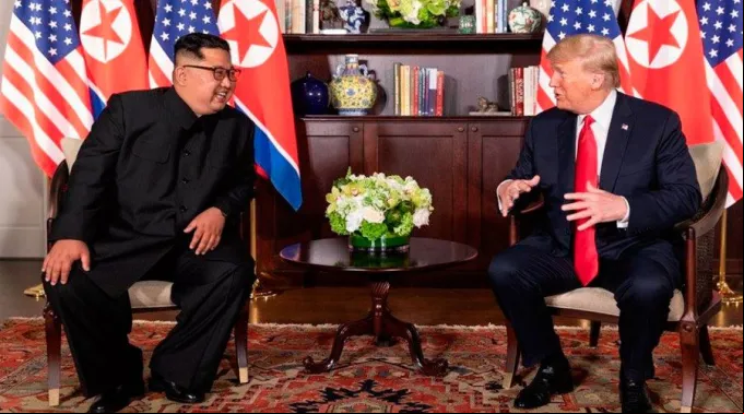 TrumpYKiJongUn_DepartamentoDefensaEEUU_130618.jpg ?? 