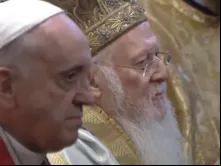 Papa Francisco e o Patriarca Bartolomeu
