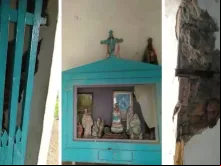 Destruição na capela de Nossa Senhora de Mont’Serrat 