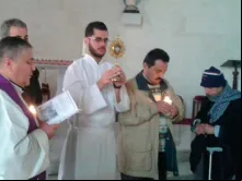 Via Sacra com a relíquia da Vera Cruz em Aleppo (Síria) 
