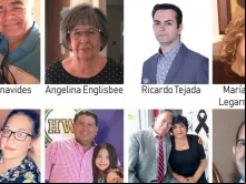 Algumas das vítimas do tiroteio em El Paso no fim de semana. Crédito:  Bathtub Barracuda