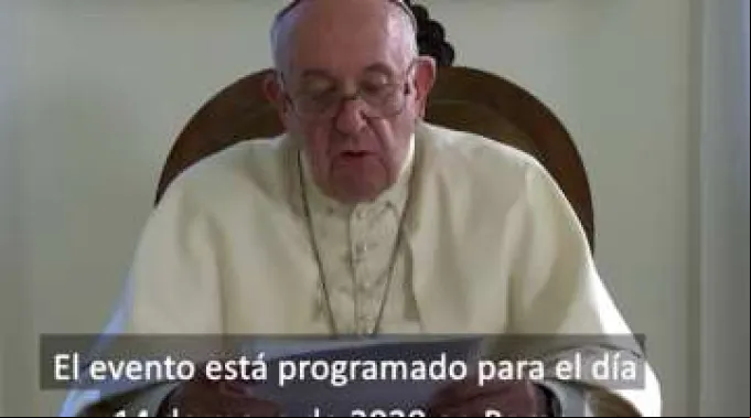 VideoMensajePapaFrancisco_120919_CapturaYouTube.jpg ?? 