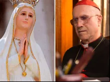 Nossa Senhora de Fátima e o Cardeal Tarcisio Bertone 