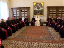 Bispos do Regional Sul 2 com o Papa Francisco 