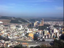 Vista da cidade de Aparecida (SP).