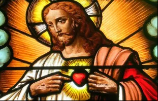 Vitral Sagrado Coração de Jesus.