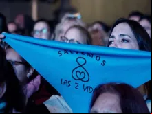 Votação do projeto de despenalização do abortoem agosto de 2018. Crédito: Unidad Provida