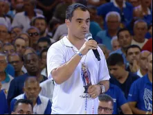 Wiliam Dias na Romaria Nacional do Terço dos Homens de 2020.
