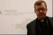 Pe. Hans Zollner durante o Encontro sobre a Proteção de Menores.