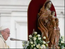 Papa Francisco na cerimônia de canonização de João Batista Scalabrini e Artêmides Zatti.