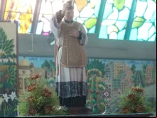 Imagem e relíquia do do beato padre Donizetti .