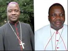 Arcebispo Ignatius Kaigama (esq) and dom Emmanuel Adetoyese Badejo (dir.) Credito: Foto de Cortesia