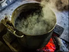 Decocção de ayahuasca em Iquitos, Peru